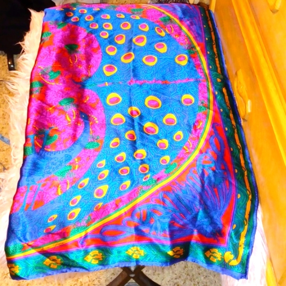Ginnie Johansen Silk Scarf - Picture 2 of 5